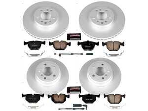 ES#3989019 - CRK5718 - Z23 Evolution Coated Brake Kit - Front and Rear - Upgrade your daily driver or add a bit more "bite" to your weekend cruiser with this brake kit. - Power Stop - BMW