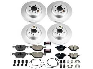 ES#4794351 - CRK7236 - PowerStop Z23 Evolution Geomet Coated Brake Kit - Complete Geomet Z23 brake refresh with sensors for F10 528i. - Power Stop - BMW
