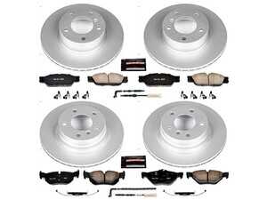 ES#3988846 - CRK2890 - Z23 Coated Brake Kit - Front and Rear - Engineered specifically for the enthusiast who demands more than just "standard" stopping power. - Power Stop - BMW