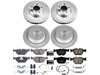 ES#4793589 - CRK509 - PowerStop Z23 Evolution Geomet Coated Brake Kit - Geomet coated Z23 brake refresh with sensors for 540i wagon. - Power Stop - BMW