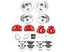 ES#4800049 - KC6059-26 - PowerStop Z26 Street Warrior Brake & Caliper Kit - Complete front and rear red caliper braking for 335i xDrive. - Power Stop - BMW