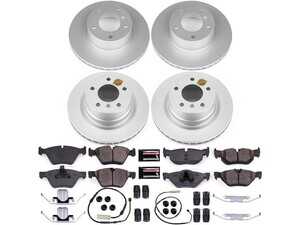 ES#3989152 - CRK6347 - Z23 Evolution Coated Brake Kit - Front & Rear - Designed for the driver who demands more than just "standard" performance, this bridges the gap between reliability and high-performance braking. - Power Stop - BMW