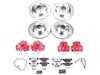 ES#4799516 - KC4104-26 - PowerStop Z26 Street Warrior Brake & Caliper Kit - Complete front and rear red caliper braking for 328i xDrive. - Power Stop - BMW