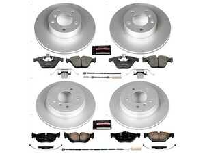 ES#3989230 - CRK7025 - Z23 Evolution Coated Brake Kit - Front and Rear - Upgrade your daily driver's stopping power without sacrificing the smooth, quiet ride youve grown accustomed to. - Power Stop - BMW