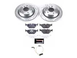 ES#4807109 - TDBK3125 - PowerStop TDBK3125 Track Day Rear Brake Kit - High-carbon rear rotors and metallic track pads for BMW E39 - Power Stop - BMW