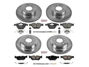 ES#3157487 - K6072 - Z23 Evolution Sport Brake Kit - Front & Rear - Engineered as a comprehensive performance overhaul, this kit eliminates the guesswork of matching pads and rotors. - Power Stop - BMW