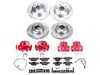 ES#4799513 - KC4103 - PowerStop Z23 Evolution Sport Brake Upgrade Kit - Complete Z23 brake upgrade with red calipers; fits 185mm e-brake. - Power Stop - BMW