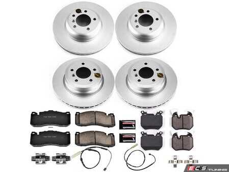 ES#4793943 - CRK6005 - PowerStop Z23 Evolution Geomet Coated Brake Kit - Complete Geomet Z23 brake refresh with sensors for 135i. - Power Stop - BMW