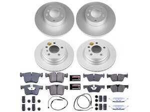 ES#3989209 - CRK6744 - Z23 Evolution Coated Brake Kit - Front & Rear - Ensures that your vehicle maintains a "new car" look while delivering shorter, more consistent stops. - Power Stop - BMW