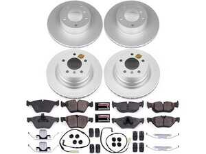 ES#3989037 - CRK5766 - Z23 Evolution Coated Brake Kit - Front & Rear  - Designed specifically for enthusiasts who want a "bolt-on" performance boost without the racing-spec price tag. - Power Stop - BMW