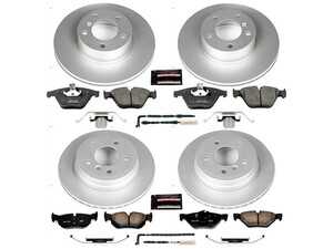 ES#3988897 - CRK4104 - Z23 Evolution Coated Brake Kit - Front and Rear  - Engineered as a true performance upgrade, this kit bridges the gap between standard replacement parts and track-day gear. - Power Stop - BMW