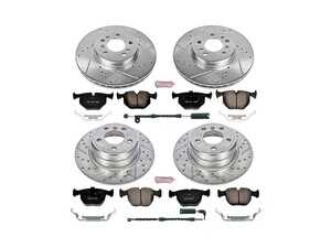 ES#3157339 - K5718 - Z23 Evolution Sport Brake Upgrade Kit - Front & Rear - The ultimate "1-Click" brake upgrade for those who demand more from their daily commute. - Power Stop - BMW