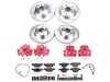 ES#4799521 - KC4107 - PowerStop Z23 Evolution Sport Brake Upgrade Kit - Complete Z23 brake upgrade with red calipers for 328i RWD. - Power Stop - BMW