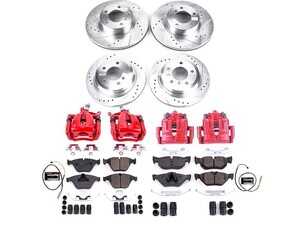 ES#4800057 - KC6074 - PowerStop Z23 Evolution Sport Brake Upgrade Kit - Performance Z23 brake upgrade with red calipers for LCI xDrive. - Power Stop - BMW