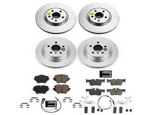 ES#4794575 - CRK7916 - PowerStop Z23 Evolution Geomet Coated Brake Kit - Geomet coated Z23 brake kit with sensors for X1/X2. - Power Stop - BMW