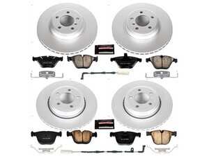 ES#3988911 - CRK4479 - Z23 Evolution Coated Brake Kit - Front and Rear  - This kit provides a significant boost in stopping power without the aggressive noise or dust typically associated with performance pads. - Power Stop - BMW