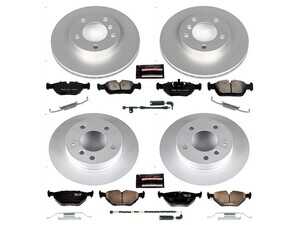 ES#3988905 - CRK4371 - Z23 Evolution Coated Brake Kit - Front and Rear - The ultimate performance solution for daily drivers who demand more than just "standard" stopping power. - Power Stop - BMW