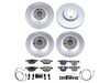 ES#4794945 - CRK8849 - PowerStop Z23 Evolution Geomet Coated Brake Kit - Geomet coated Z23 brake kit with sensors for F01/F02 740i. - Power Stop - BMW