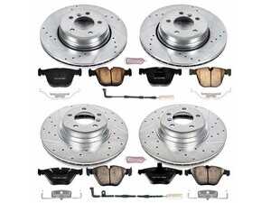 ES#3156973 - K4479 - Z23 Evolution Sport Brake Kit - Front & Rear  - Designed specifically for enthusiasts who want more "bite" without sacrificing everyday drivability, this kit eliminates the stress of high-heat braking. - Power Stop - BMW