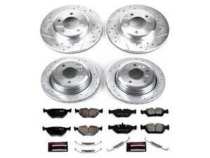 ES#3157879 - K874 - Z23 Evolution Sport Brake Kit - Front & Rear - The ultimate upgrade for the spirited daily driver who demands more than just standard stopping power. - Power Stop - BMW