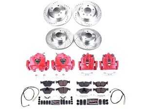 ES#4800322 - KC7024 - PowerStop Z23 Evolution Sport Brake Upgrade Kit - Z23 performance brake kit with red calipers for sDrive RWD. - Power Stop - BMW