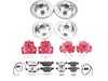 ES#4800323 - KC7024-26 - PowerStop Z26 Street Warrior Brake Kit - Complete Z26 brake and red caliper upgrade for E84 sDrive28i. - Power Stop - BMW
