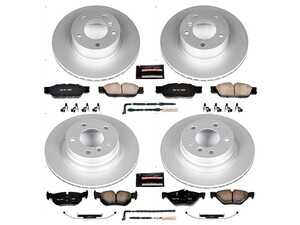 ES#3988899 - CRK4106 - Z23 Evolution Coated Brake Kit - Front and Rear - Designed to provide a significant boost over your stock braking system. - Power Stop - BMW