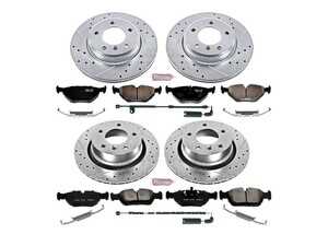 ES#3157878 - K873 - Z23 Evolution Sport Brake Kit - Front & Rear - The ideal choice for drivers looking to upgrade their vehicle's braking performance and aesthetics in one simple package. - Power Stop - BMW