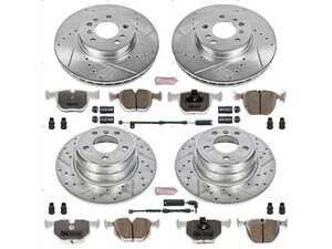 ES#3989991 - K5718-26 - Z26 Street Brake Kit  - Complete front and rear carbon-fiber performance braking for your E53. - Power Stop - BMW