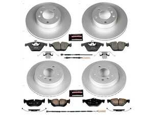 ES#3989229 - CRK7024 - Z23 Evolution Coated Brake Kit - Front and Rear - Designed to provide a significant performance boost over your stock braking system. - Power Stop - BMW