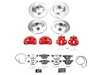 ES#4799321 - KC2883-26 - PowerStop Z26 Street Warrior Brake Kit - Complete Z26 brake kit with red calipers for 335xi/xDrive - Power Stop - BMW