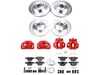 ES#4800044 - KC6057 - PowerStop Z23 Evolution Sport Brake Upgrade Kit - Complete Z23 performance brake upgrade with red calipers for 335i. - Power Stop - BMW