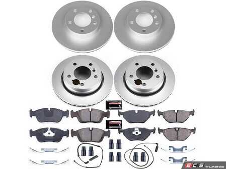 ES#4793584 - CRK507 - PowerStop Z23 Evolution Geomet Coated Brake Kit - Complete Geomet Z23 performance brake refresh for E46 323Ci - Power Stop - BMW