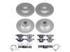ES#4794957 - CRK8884 - PowerStop Z23 Evolution Geomet Coated Brake Kit - Geomet coated performance brake kit with sensors for X6 50i. - Power Stop - BMW
