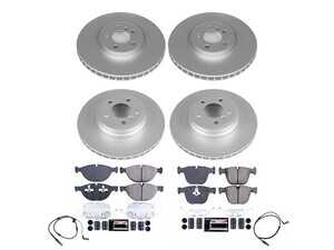 ES#4794957 - CRK8884 - PowerStop Z23 Evolution Geomet Coated Brake Kit - Geomet coated performance brake kit with sensors for X6 50i. - Power Stop - BMW