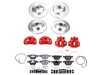 ES#4799320 - KC2883 - PowerStop Z23 Evolution Sport Brake Upgrade Kit - Complete Z23 performance brake upgrade with red calipers for 335xi - Power Stop - BMW