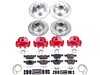 ES#4799519 - KC4106 - The PowerStop Z23 Evolution Sport Brake Upgrade Kit - Complete Z23 brake upgrade with red calipers for 2007 328i. - Power Stop - BMW
