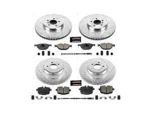 ES#3990140 - K6415 - Z23 Evolution Brake Kit - Front and Rear - Engineered for enthusiasts who want more "bite" from their brakes without the annoying dust and noise typical of performance pads. - Power Stop - BMW