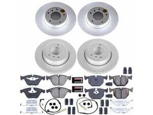 ES#4793815 - CRK5765 - PowerStop Z23 Evolution Geomet Coated Brake Kit - Geomet coated Z23 performance brake refresh with sensors for 525i. - Power Stop - BMW