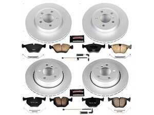 ES#3989029 - CRK5737 - Z23 Evolution Coated Brake Kit - Front and Rear - Designed as a true bolt-on upgrade, this kit bridges the gap between standard replacement parts and high-end track gear. - Power Stop - BMW