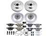 ES#4794310 - CRK7098 - PowerStop Z23 Evolution Geomet Coated Brake Kit - Complete Geomet Z23 brake refresh with sensors for 750i/Li. - Power Stop - BMW