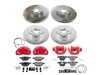 ES#4800035 - KC6013 - PowerStop Z23 Evolution Sport Brake Upgrade Kit  - Complete Z23 brake upgrade with red calipers for F01/F02 750. - Power Stop - BMW