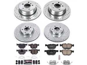 ES#3990442 - K7996 - Z23 Evolution Brake Kit - Front and Rear BMW X5 E70 35d, F15 40e - Power Stop - BMW