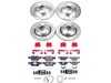 ES#4800545 - KC871 - PowerStop Z23 Evolution Sport Brake Upgrade Kit - Z23 performance brake kit with red calipers for E46 325i/328i - Power Stop - BMW