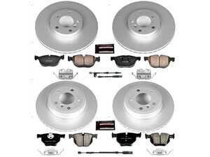 ES#3989265 - CRK7500 - Z23 Evolution Coated Brake Kit - Front and Rear - This kit addresses the common "European car" problem of excessive brake dust and premature rotor corrosion. - Power Stop - BMW