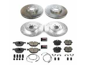 ES#3990046 - K6029 - Z23 Evolution Brake Kit - Front and Rear - Upgrade your daily driver into a more responsive machine without sacrificing the comfort of your morning commute. - Power Stop - BMW