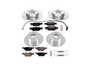 ES#3157429 - K592 - Z23 Evolution Sport Brake Upgrade Kit - Front & Rear - Engineered to provide a significant increase in braking torque without the harshness or noise of a full race kit. - Power Stop - BMW
