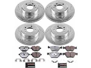 ES#3990050 - K6033-26 - Z26 Street Brake Kit  - Complete front and rear carbon-fiber performance braking for your F10. - Power Stop - BMW