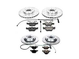ES#3157348 - K5730 - Z23 Evolution Sport Brake Upgrade Kit - Front & Rear - The definitive "all-in-one" solution for BMW M3 owners looking to elevate their braking performance without sacrificing the comfort of a daily driver. - Power Stop - BMW