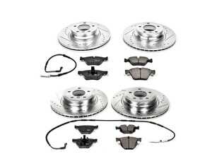 ES#3156693 - K2886 - Z23 Evolution Sport Brake Upgrade Kit (K2886) - Front and Rear - Engineered for drivers who demand more than just standard stopping power, this kit replaces your dusty, weak factory brakes with a performance-driven setup. - Power Stop - BMW